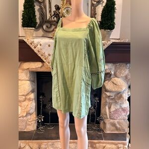 NWT Free People Green Mini Dress S